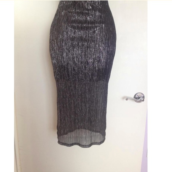 BAR III V-Neck Slip Dress - Silver Grey - XS NEW - Picture 8 of 8